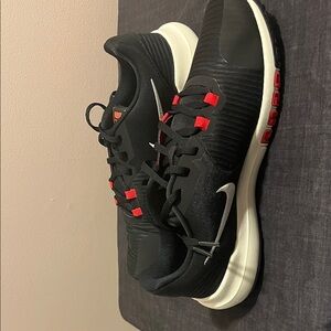 Nike Black and Red Women's Running Shoes